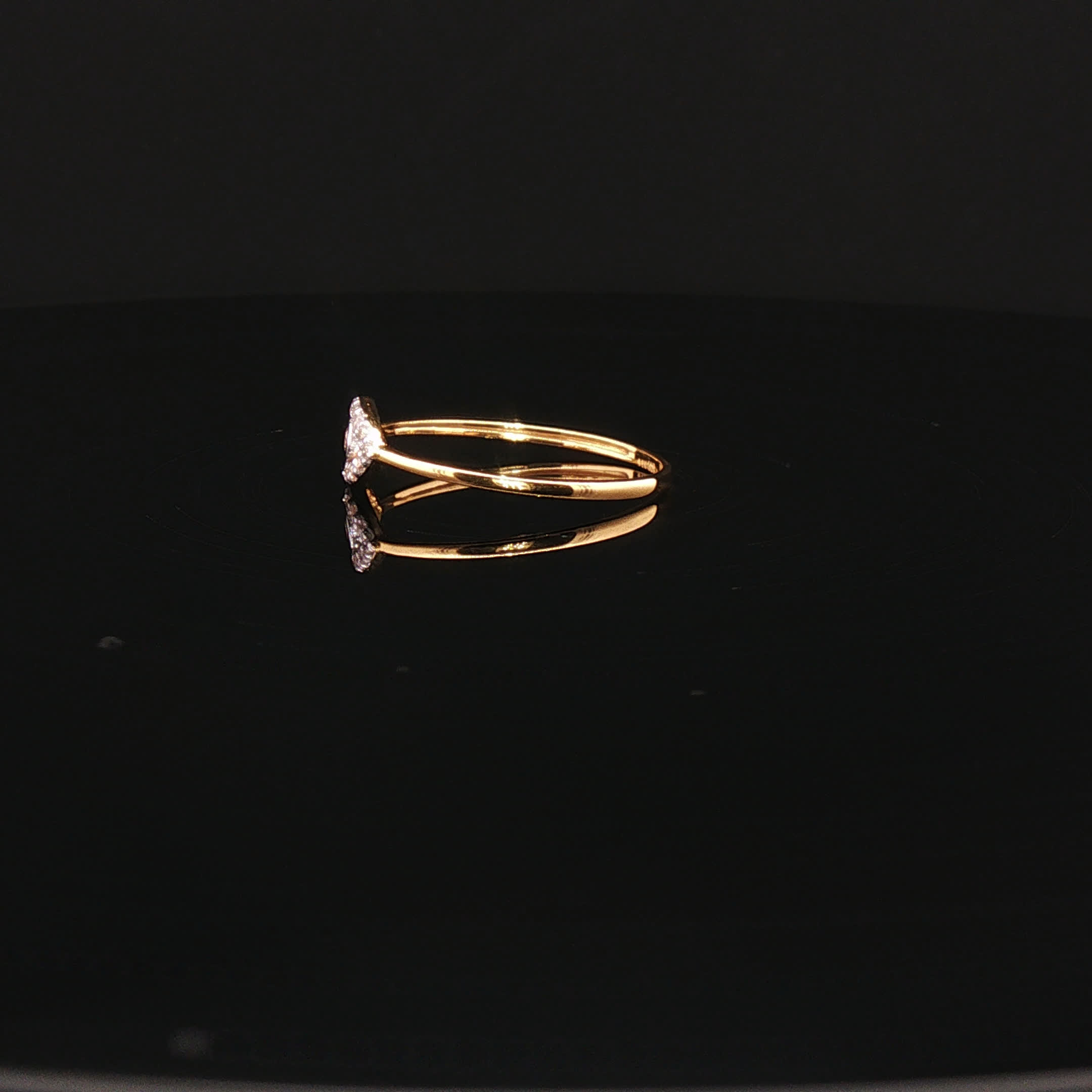 Second image of 22K Gold Evil Eye Ring