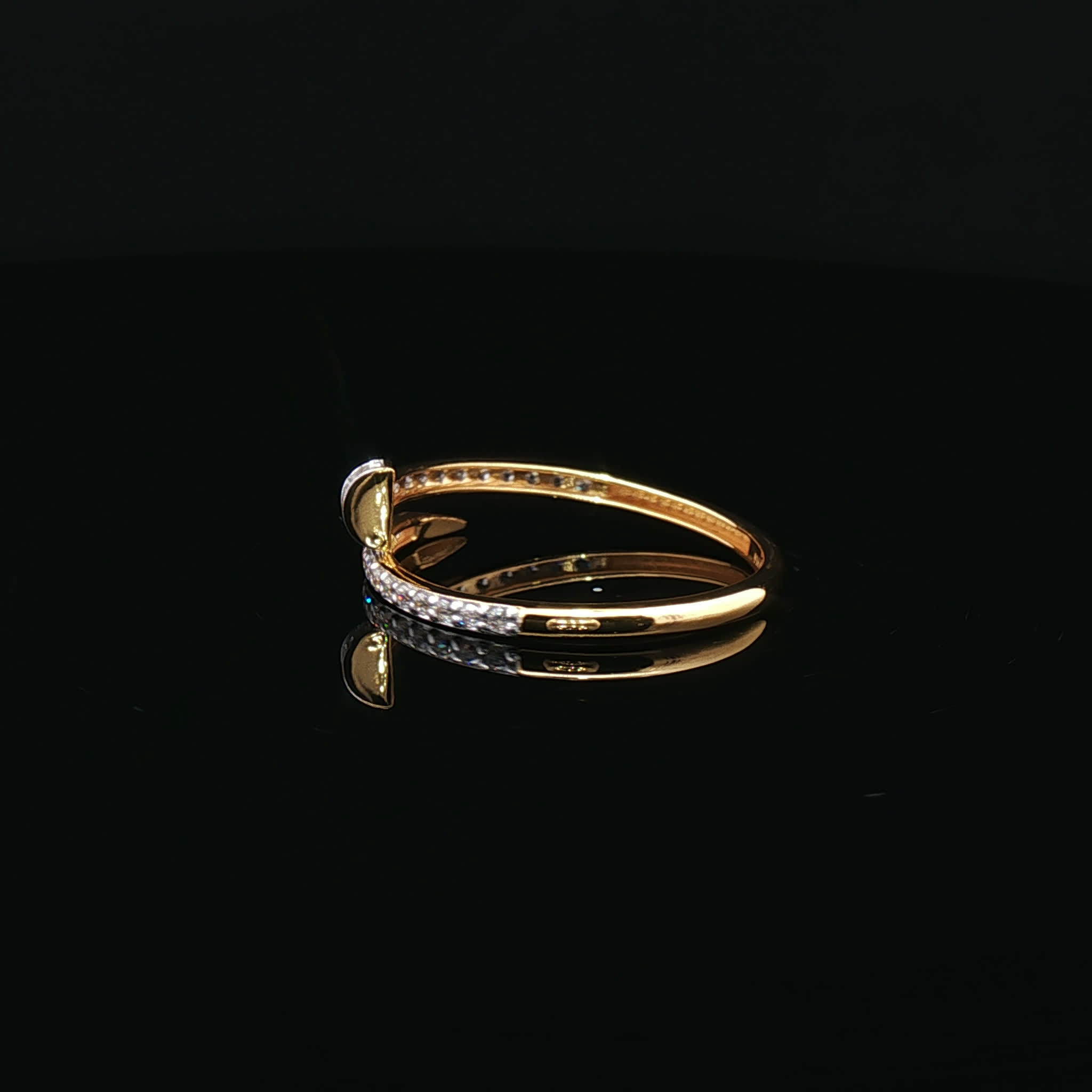 Second image of Luxury and Sparkle in 22K Gold