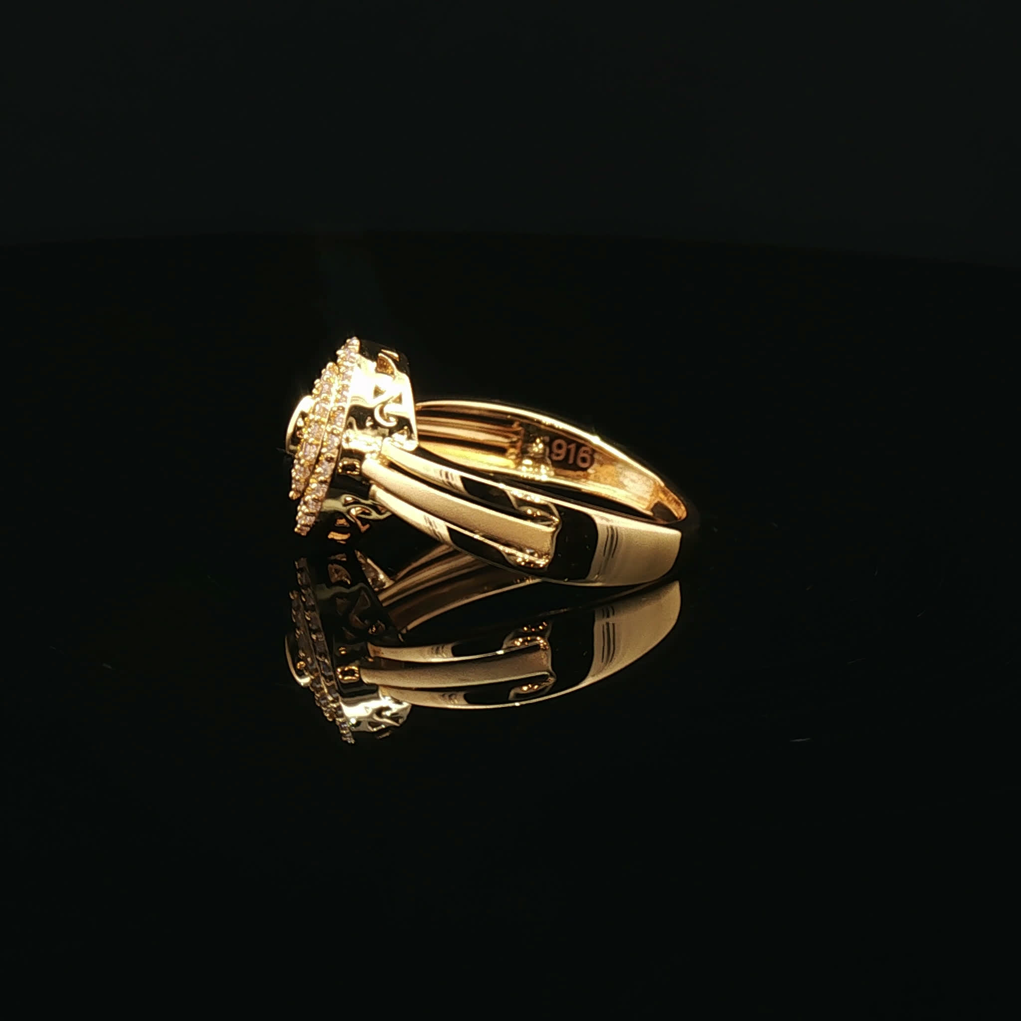 Second image of Modern Design, Timeless 22K Gold Sparkle