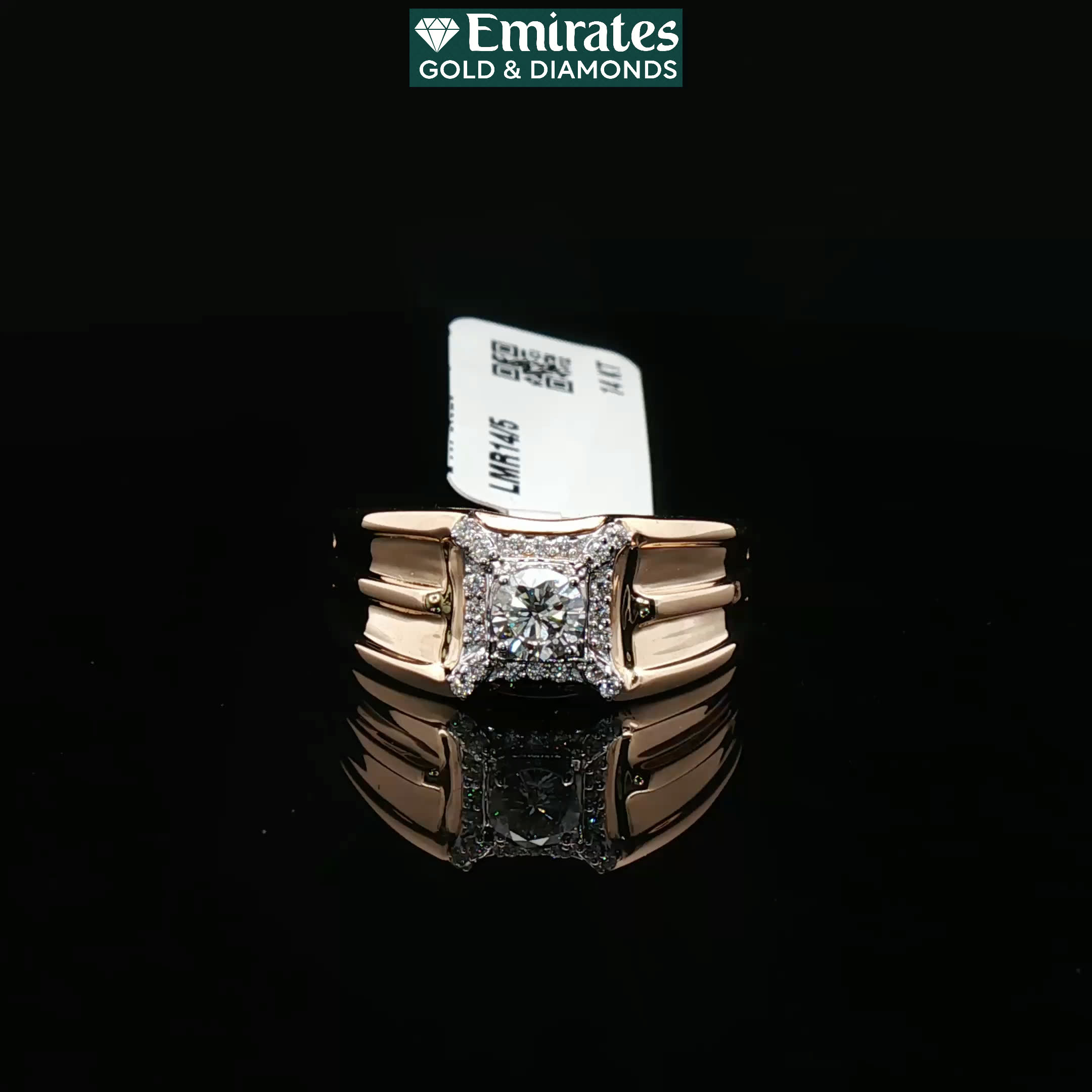 Elegant Round Brilliant Diamond Multistone Band in Yellow Gold